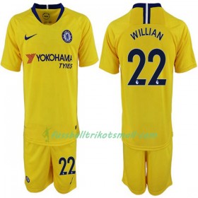 Fußballtrikots Chelsea Willian 22 Kinder 2018-2019 Kurzarm Auswärts-trikot kaufen